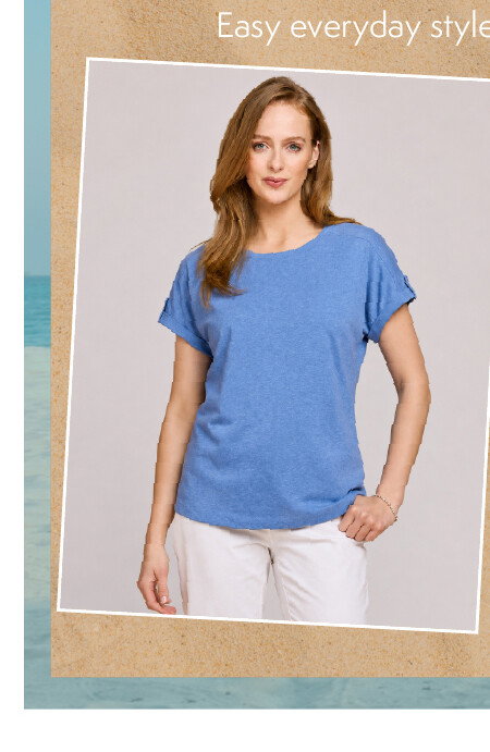 Linen Blend T-Shirt