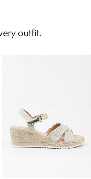 Wedged Sandal