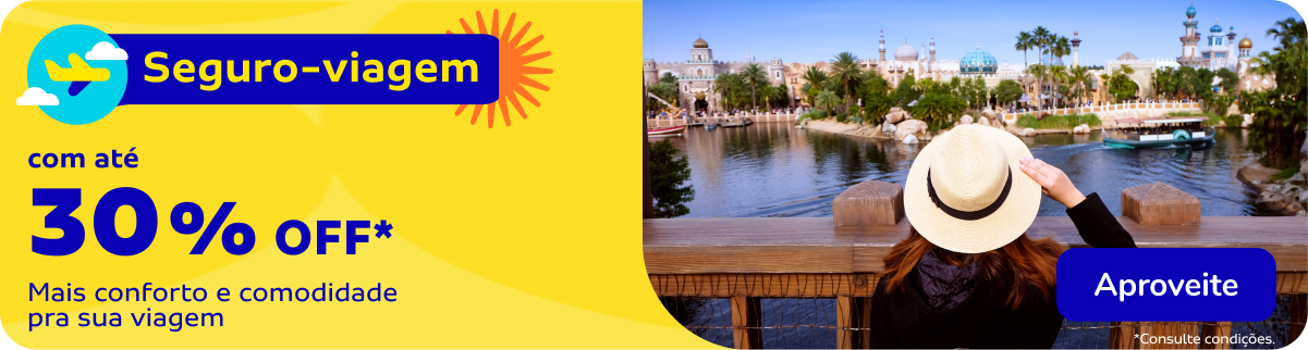 SEGURO VIAGEM COM ATÉ 30% OFF