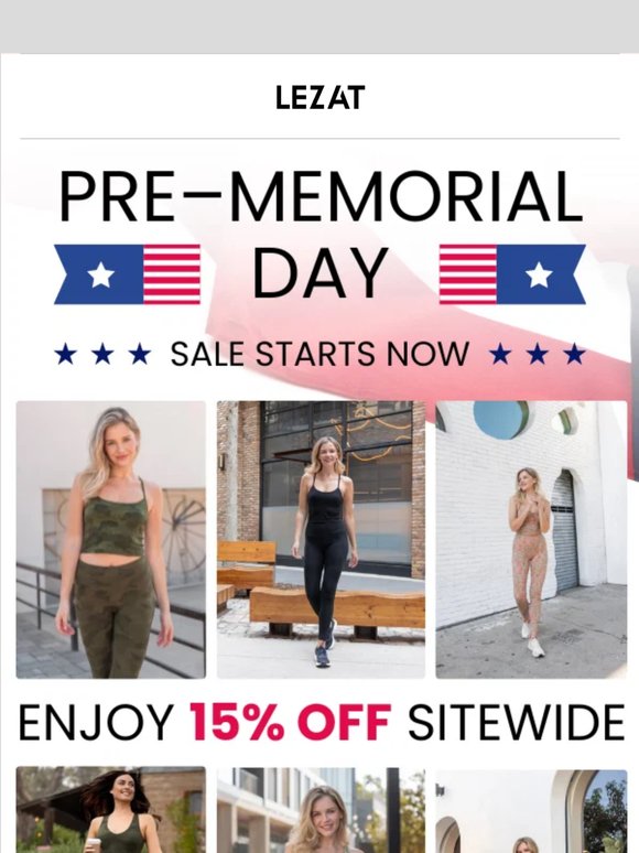 Pre-Memorial Day Sale: 15% Off Organic Cotton Essentials