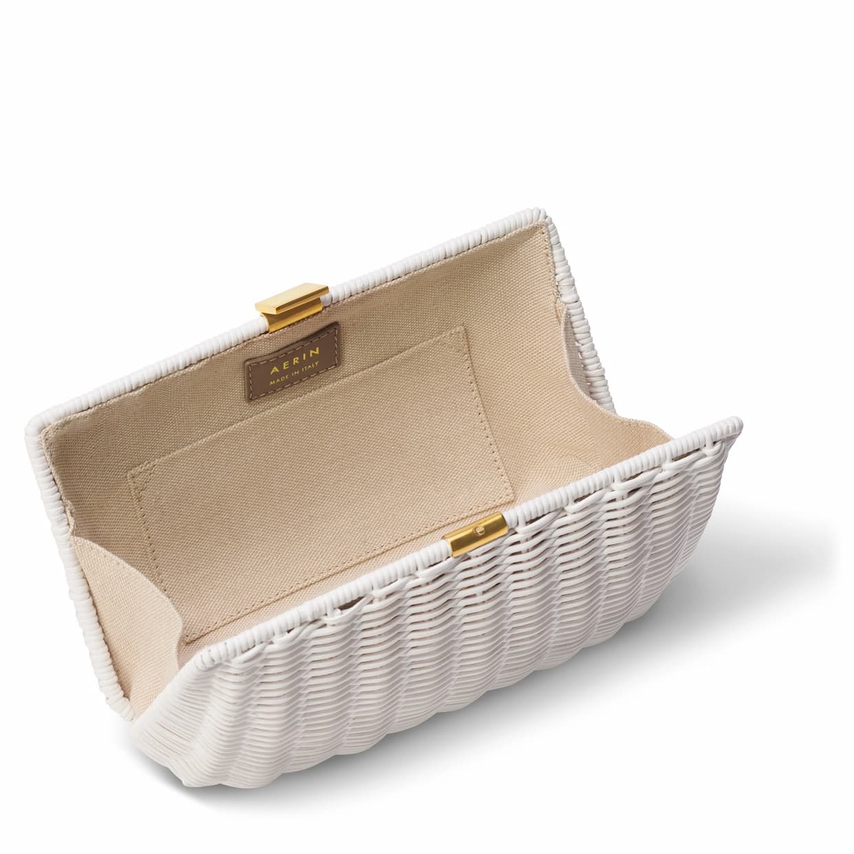 ADELINA WICKER CLUTCH