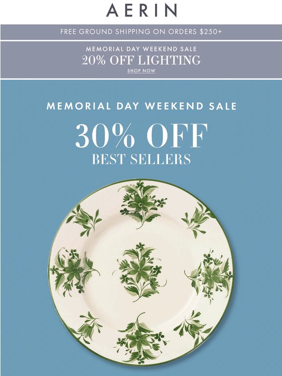 Memorial Day Weekend Sale: 30% Off Best Sellers