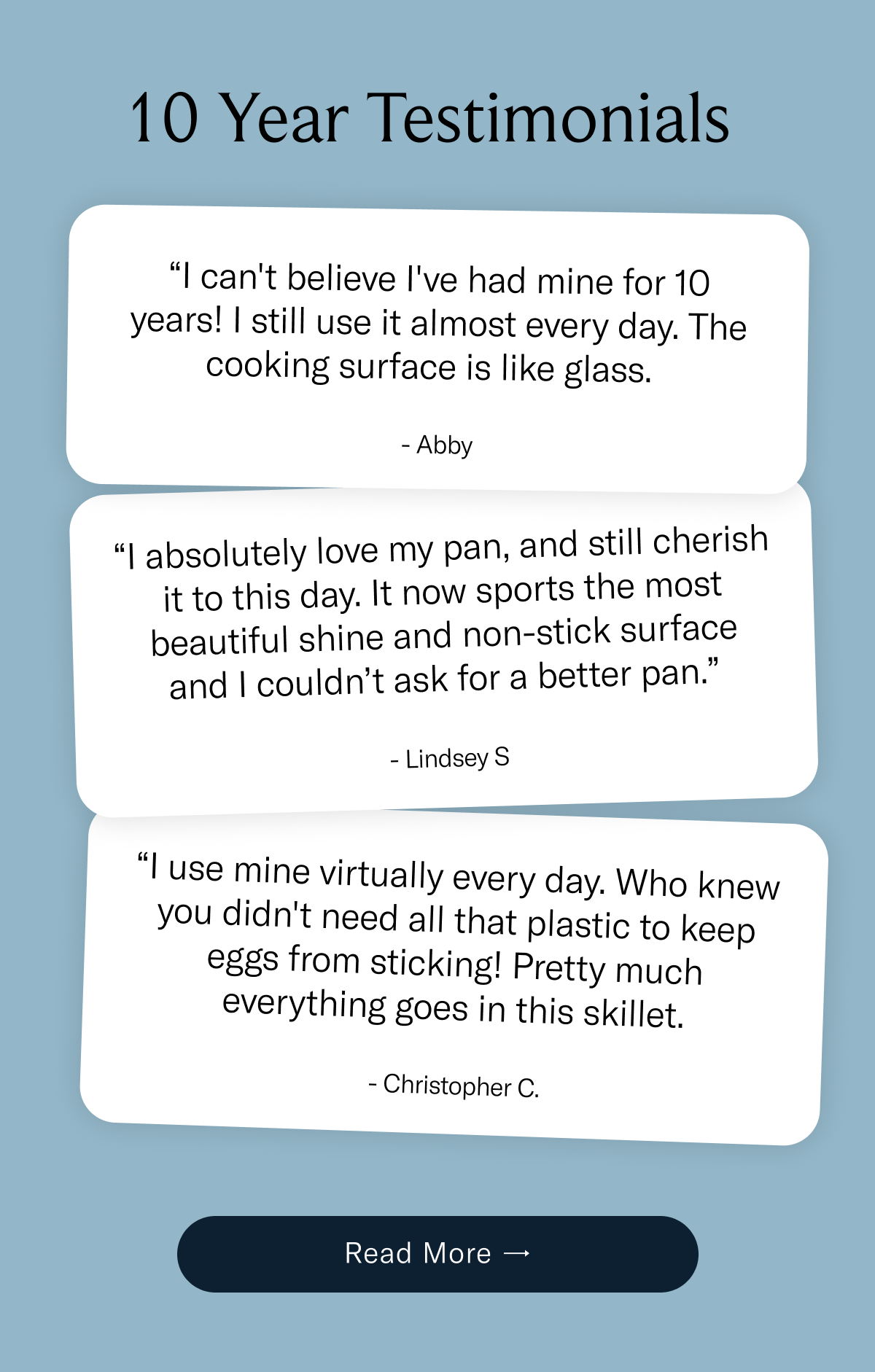 10 Year Testimonial 