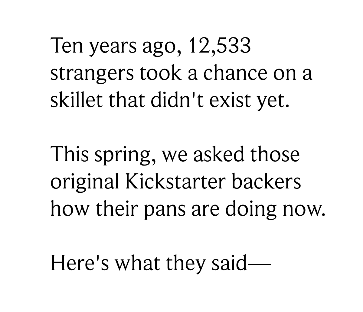 Ten Years Ago 