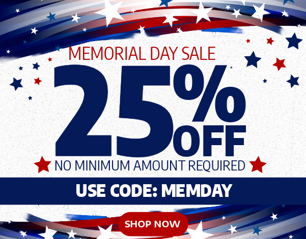 Memorial Day Prep Sale - 20% Off All Orders + Buy One, Get One FREE Deals On Select Items!
