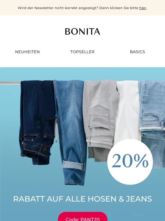 👖 20% auf alle Hosen & Jeans