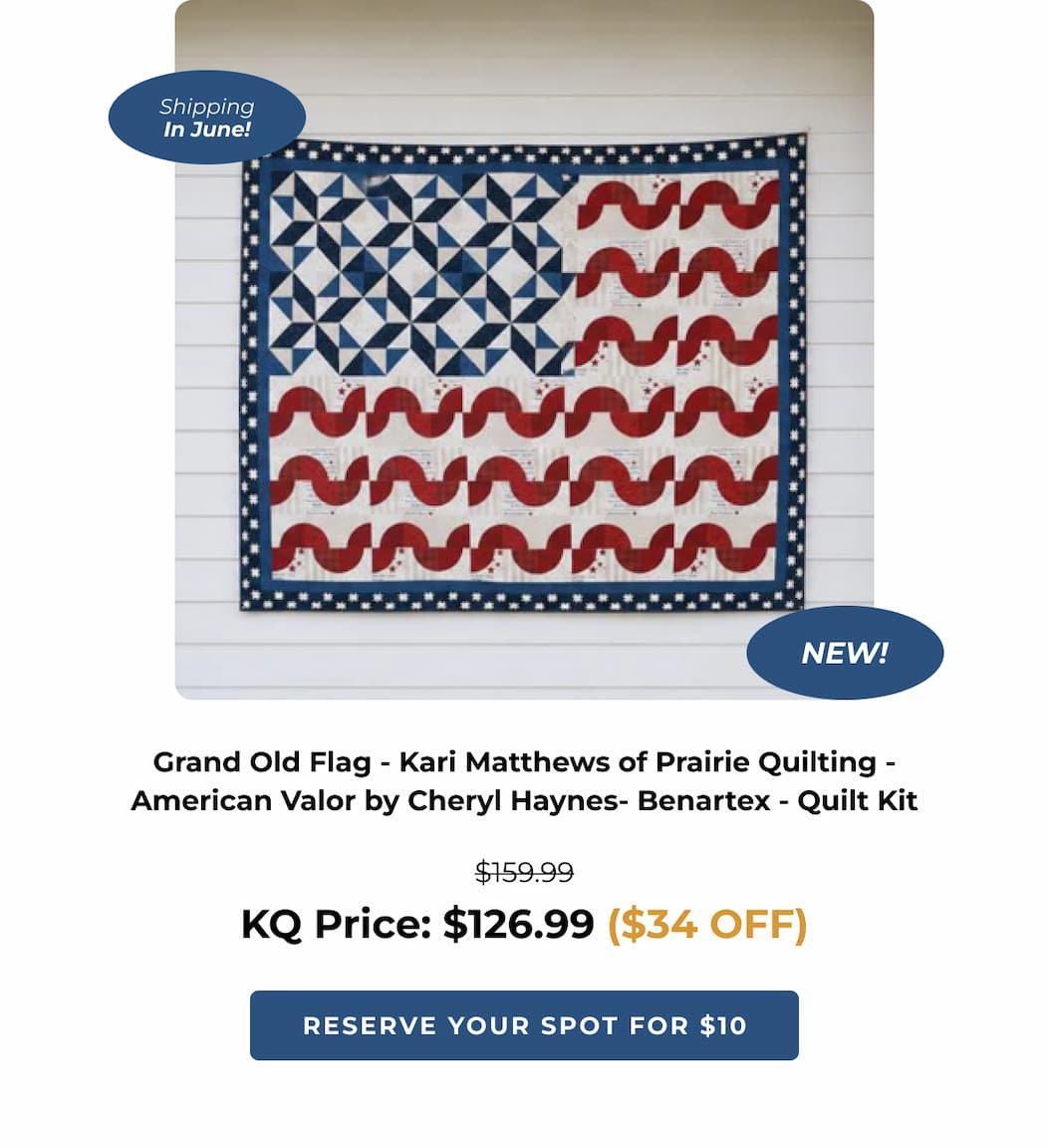 Grand Old Flag Quilt Kit