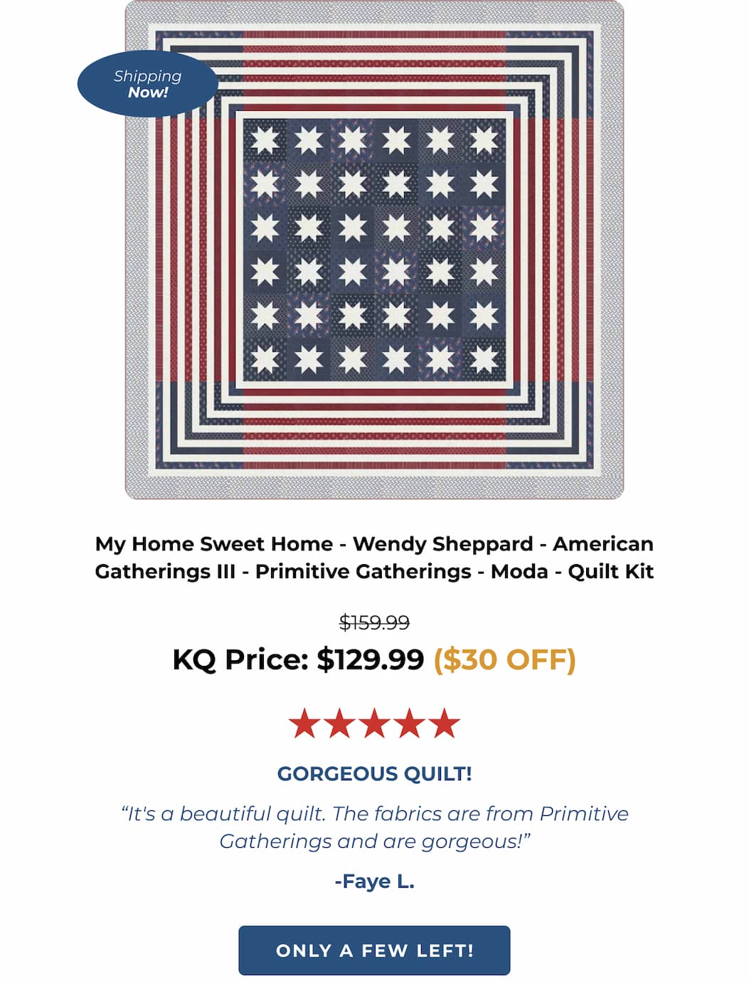My Home Sweet Home Quilt Kit