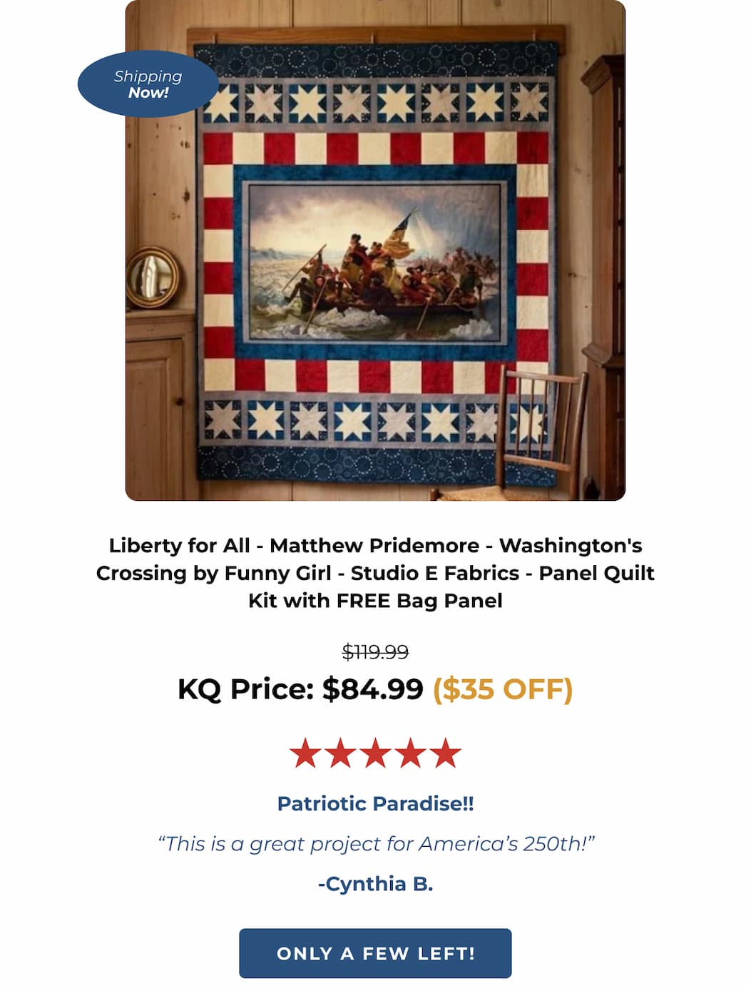 Liberty for All Quilt Kit