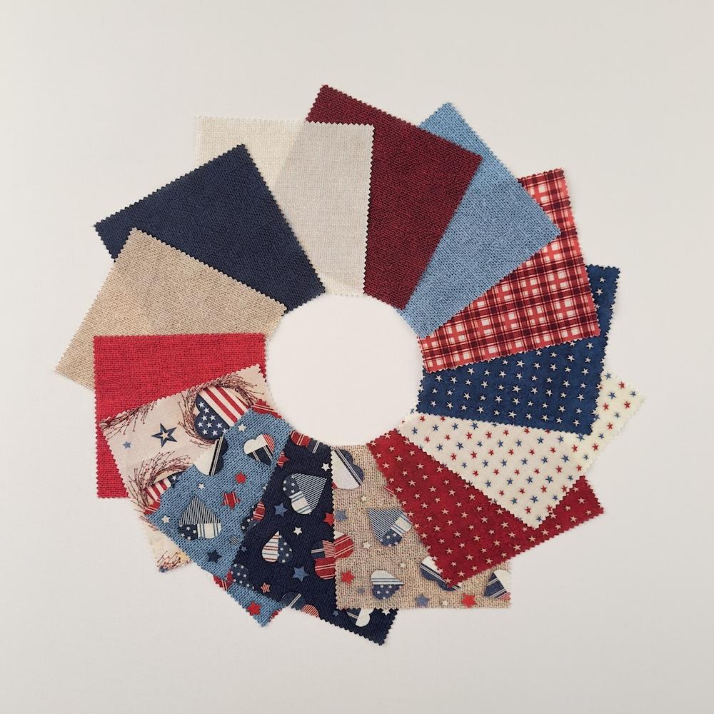 Image of Love & Glory by Gina Jane Lee - P&B Textiles - 5" Squares - 42-Pieces