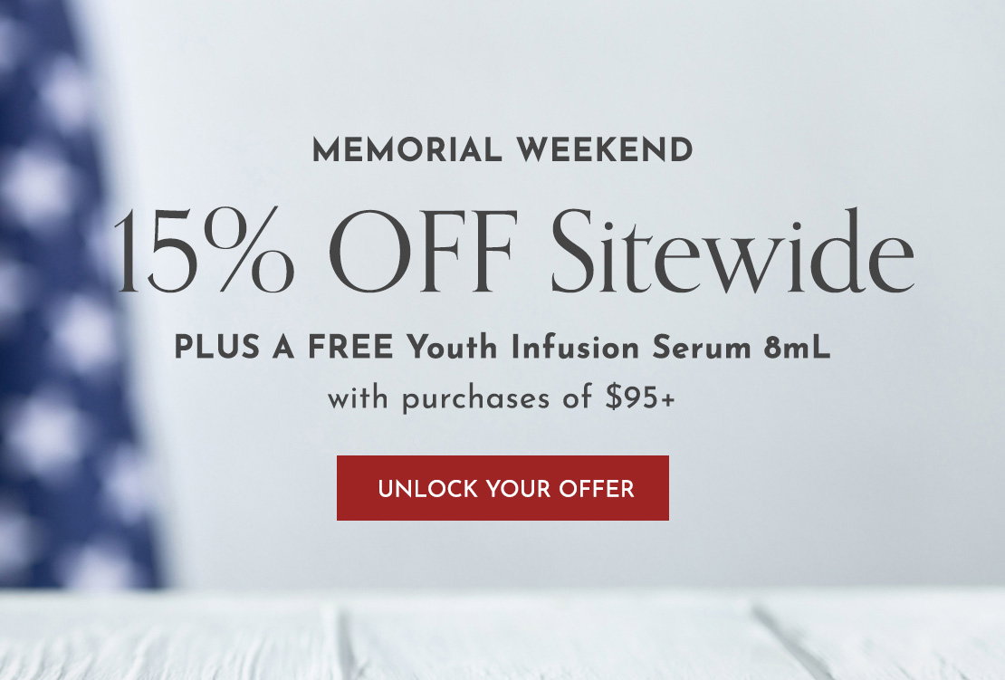 MEMORIAL WEEKEND 15% OFF Sitewide