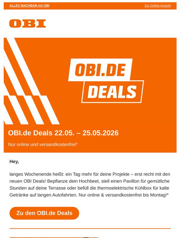 Extra langes Wochenende, extra große Deals!