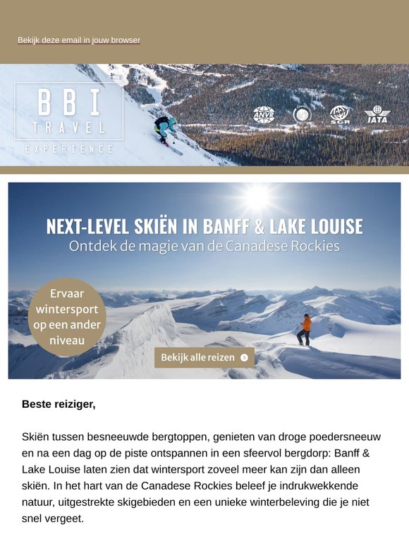 Ervaar next-level wintersport in de Canadese Rockies ⛷️