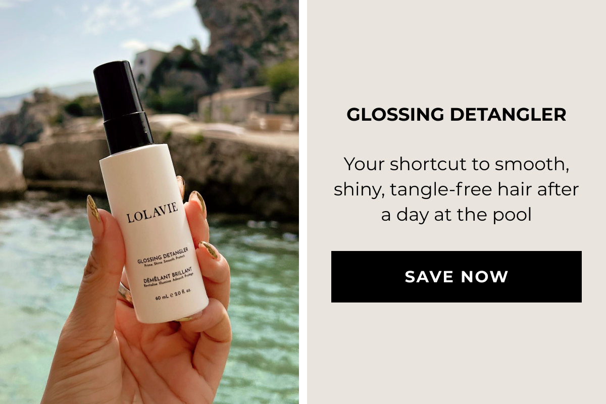 Glossing Detangler - Your shortcut to smooth, shiny, tangle-free hair after a day at the pool - SAVE NOW