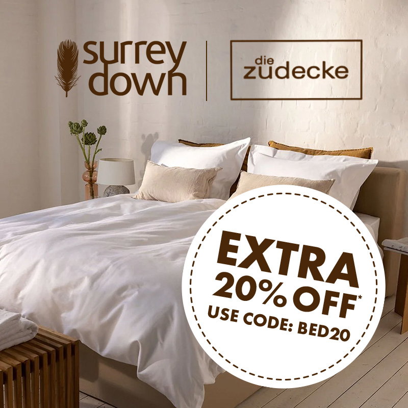 Extra 20% Off! Surrey Down & Die Zudecke | Use Code: BED20