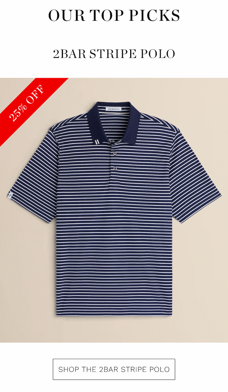 2Bar Stripe Polo
