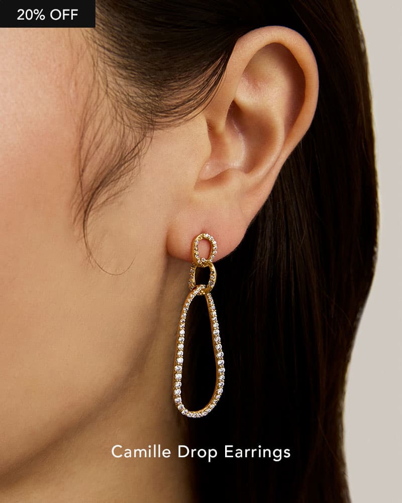 Camille Drop Earrings.