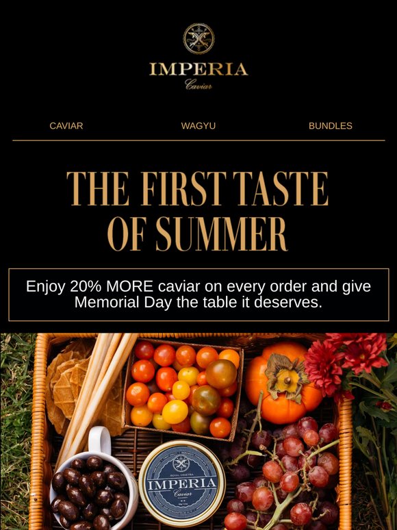 Spring Caviar Bliss: 20% MORE Awaits