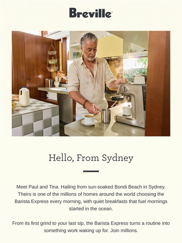 Hello, From Sydney