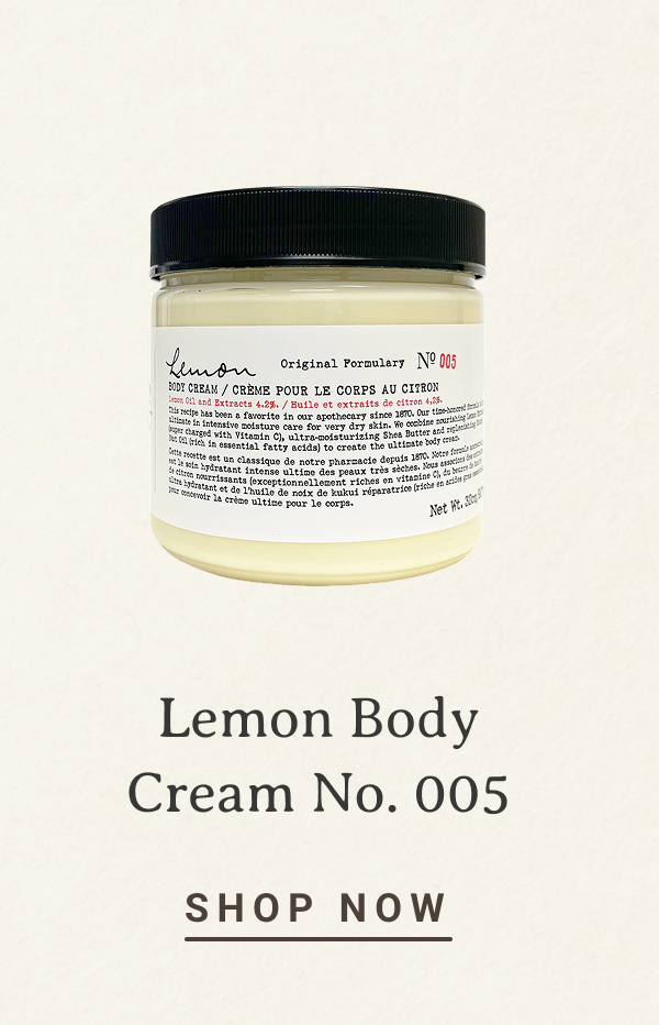 Lemon Body Cream No. 005 | SHOP NOW
