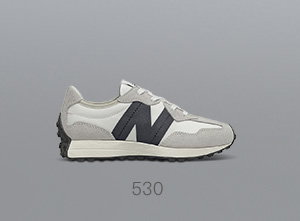 Little Kid's 327 Sneakers in Grey/White/Black