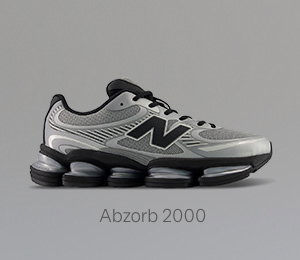 Abzorb 2000 Sneakers in Grey/Black