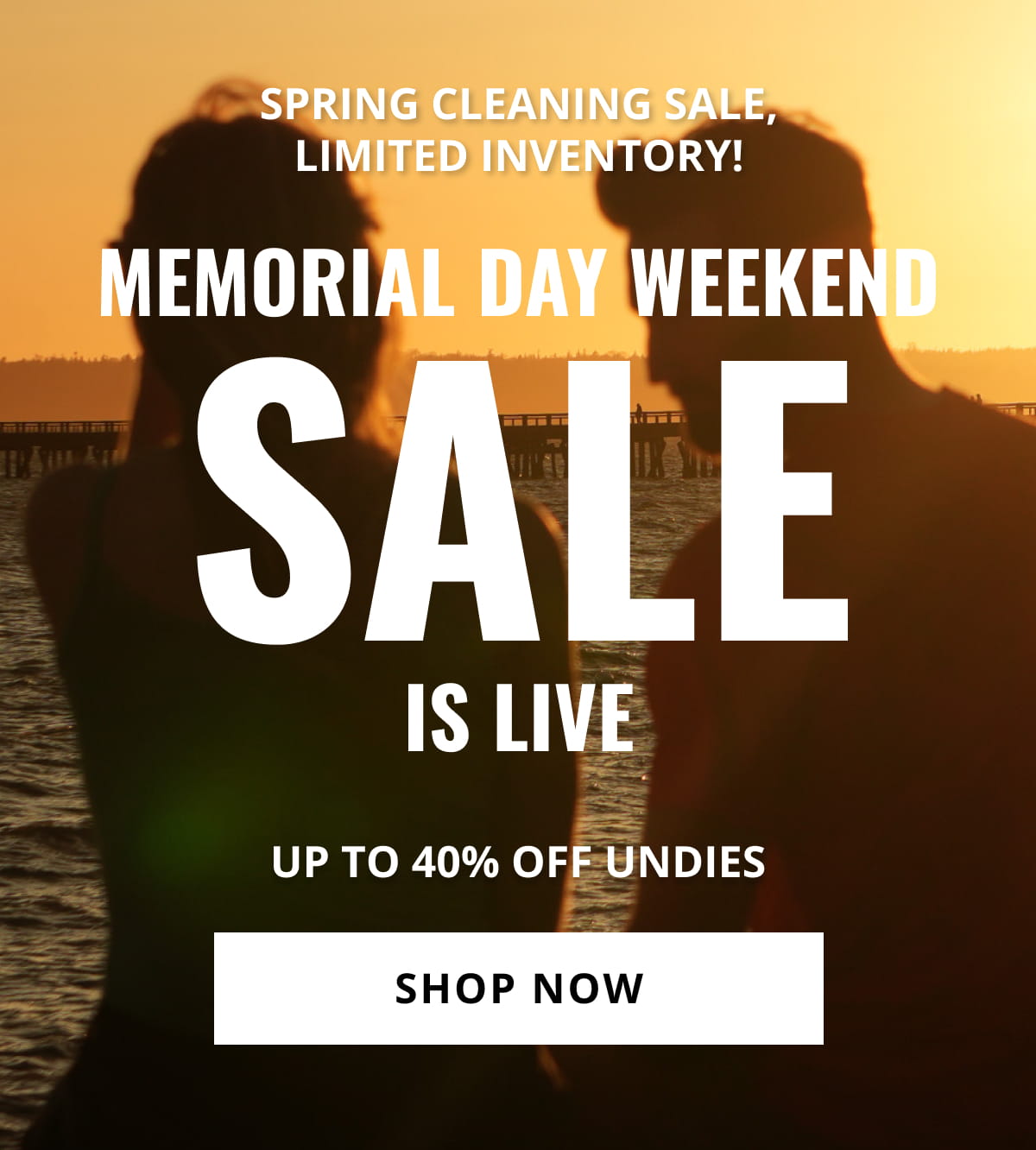 Memorial Day Weekend Sale Is Live | Up to 40% off Undies