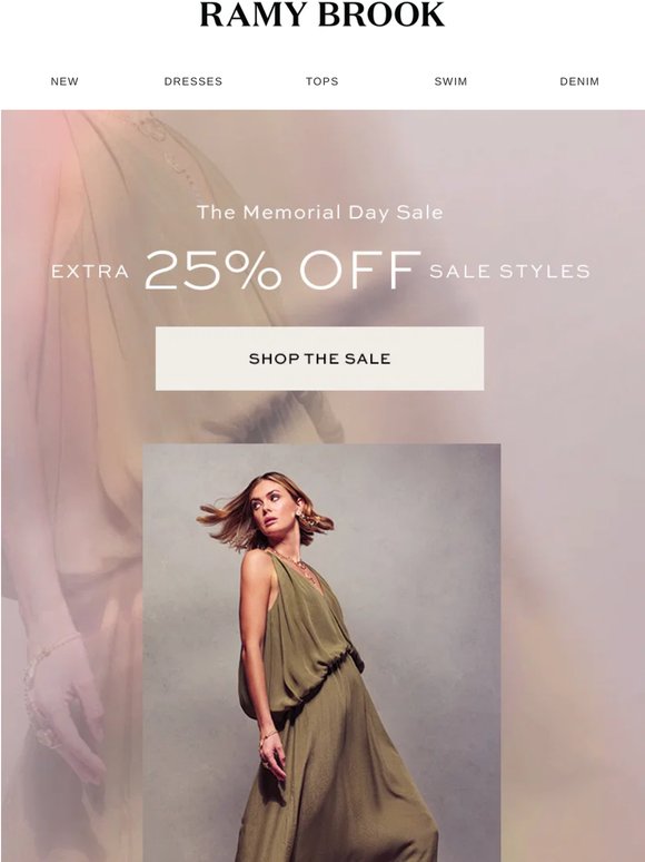 25% OFF SALE DRESSES AND MORE