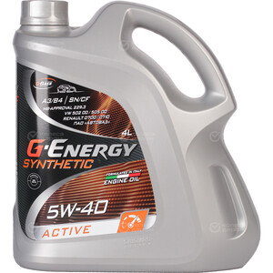G-Energy Synthetic Active 5W-40, 4 л