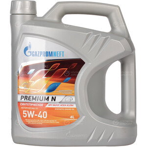 Газпромнефть Premium N 5W-40, 4 л