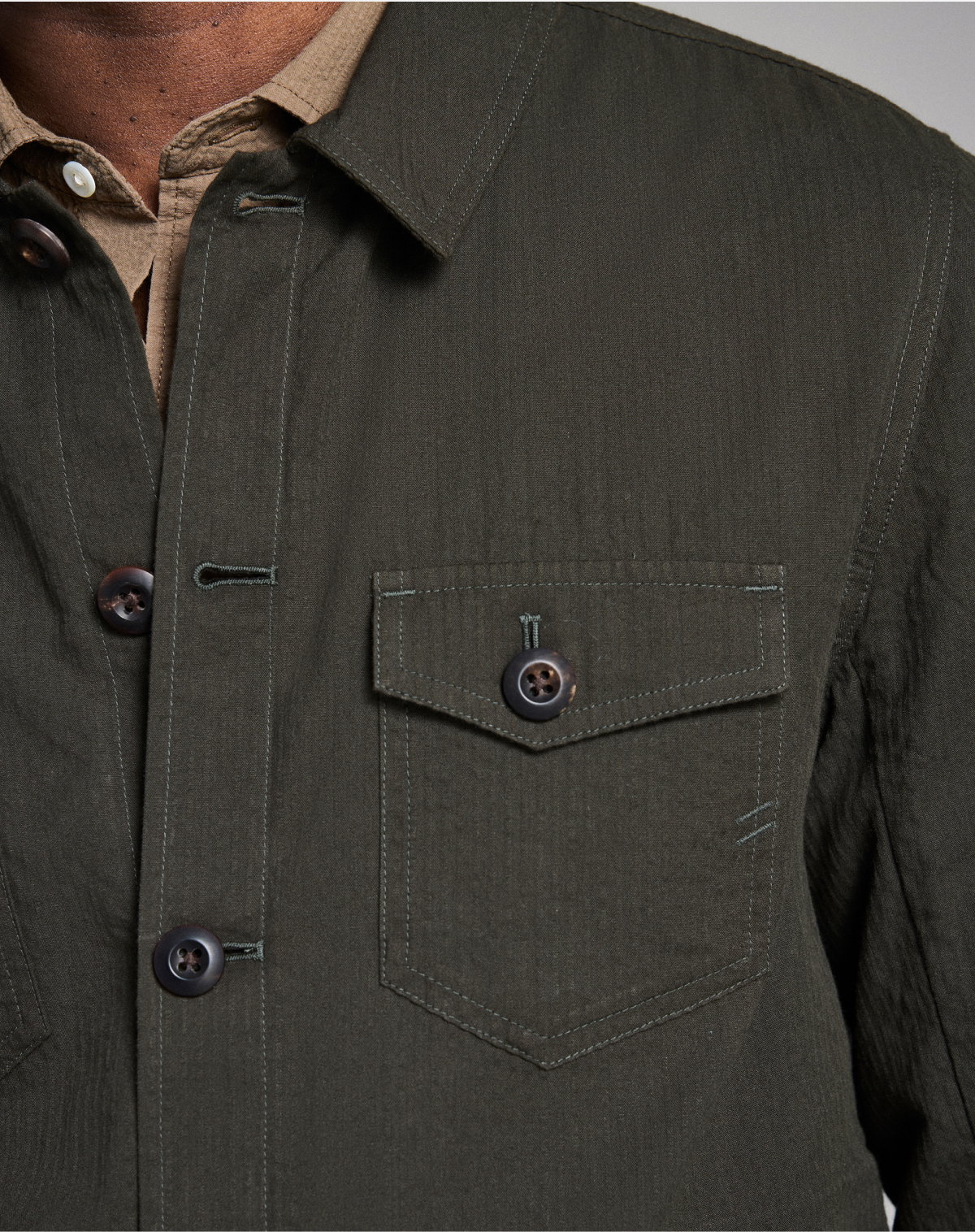 Deep green jacket