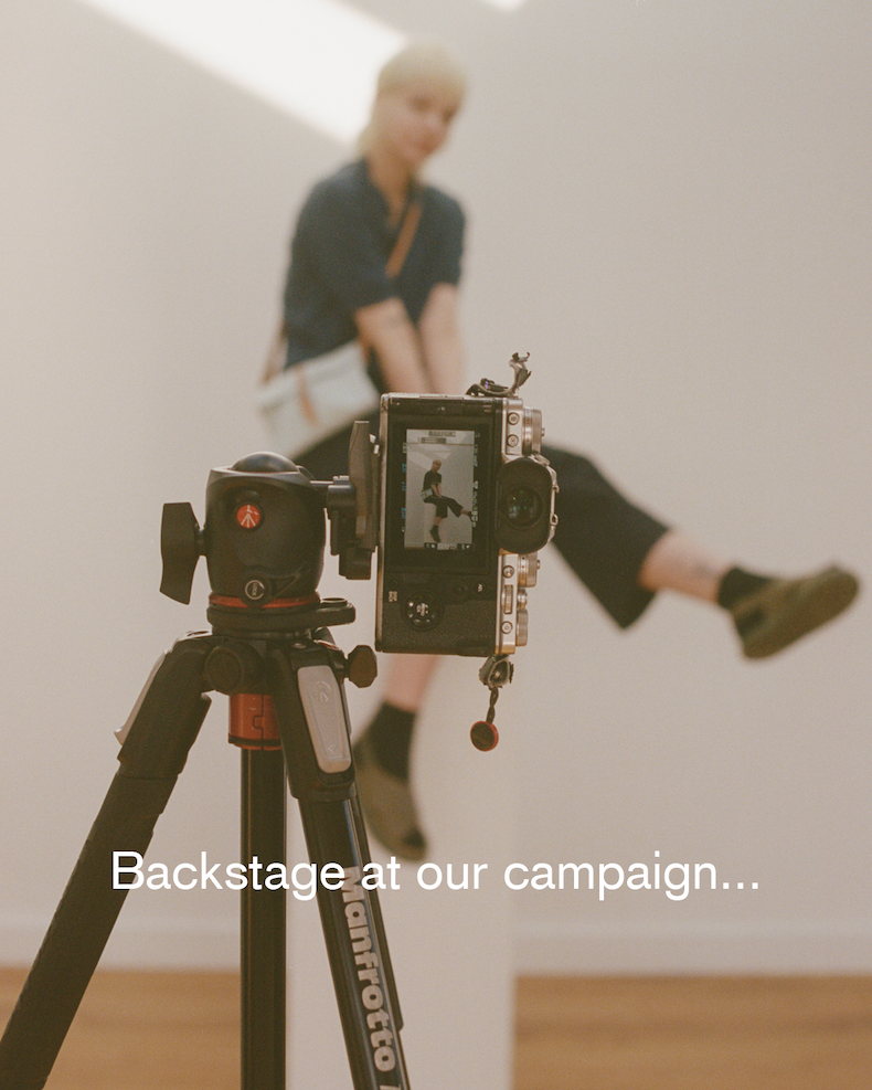 Backstage at our campaign