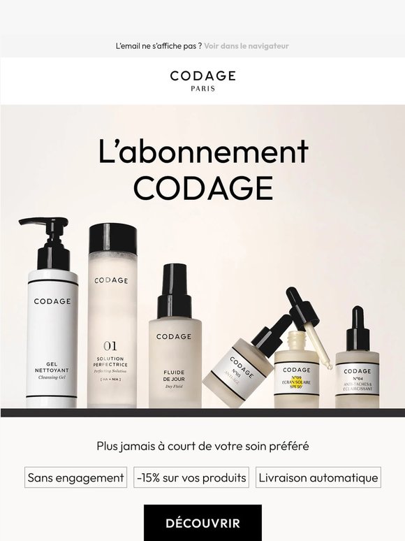 Découvrez l’abonnement CODAGE