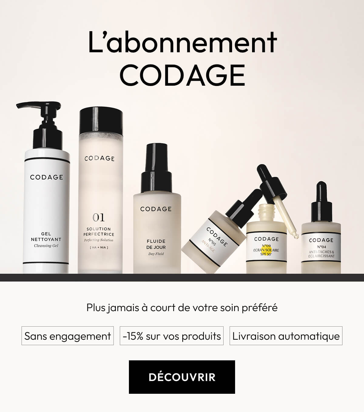 L’ABONNEMENT CODAGE