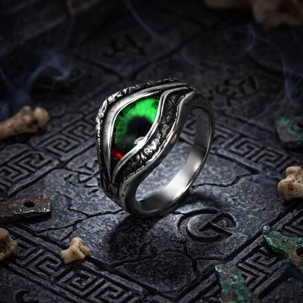 Image of Vintage Devil Eye Stainless Steel Ring