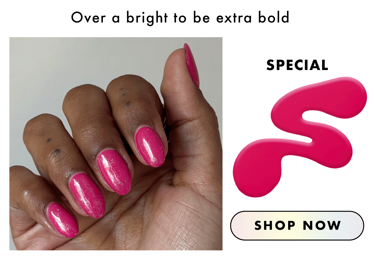 special.bright pink. shop now. 