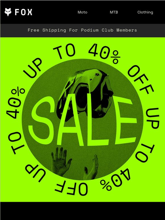Don’t Miss Out! Save Up to 40% Off Select Gear + Apparel