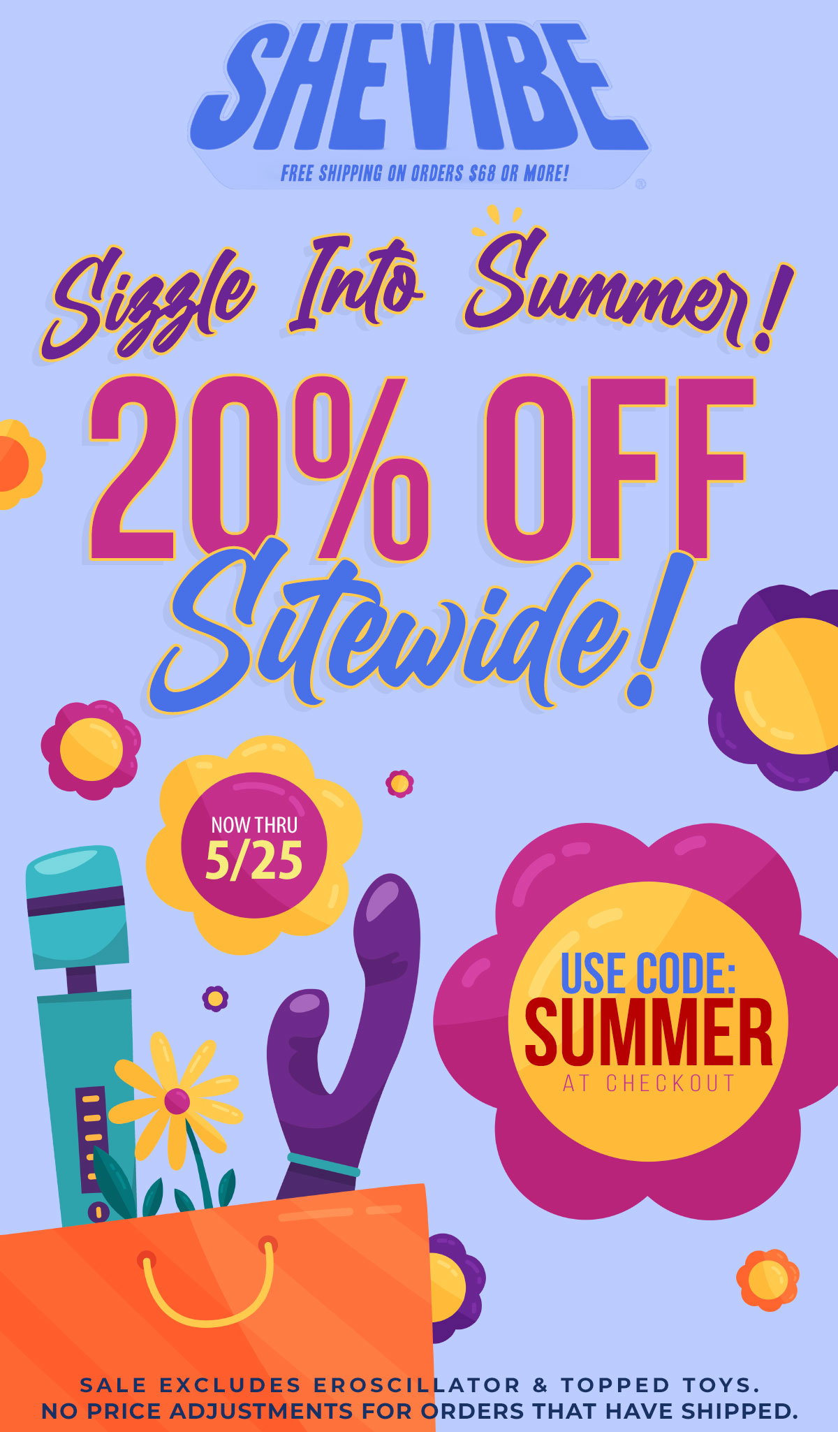 Sizzling Savings! 😎 SAVE 20% SITEWIDE! Use Code: SUMMER - Ends May 25th!
