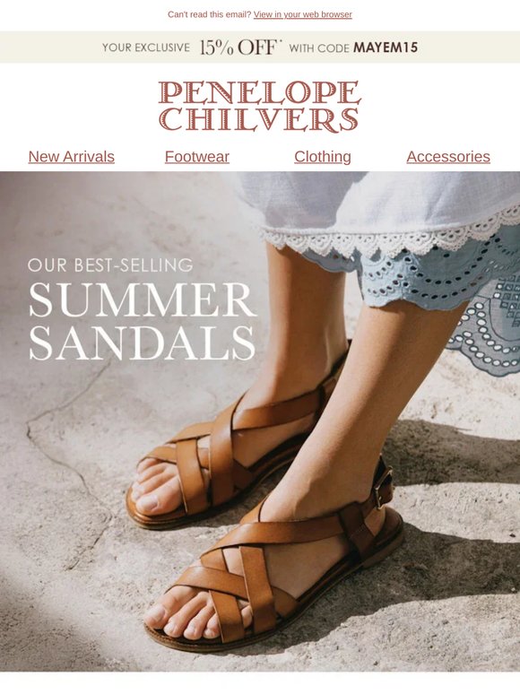 Best-selling summer sandals