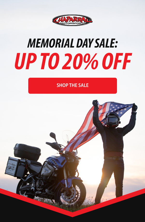 Memorial Day Sale:  UP TO 20% OFF