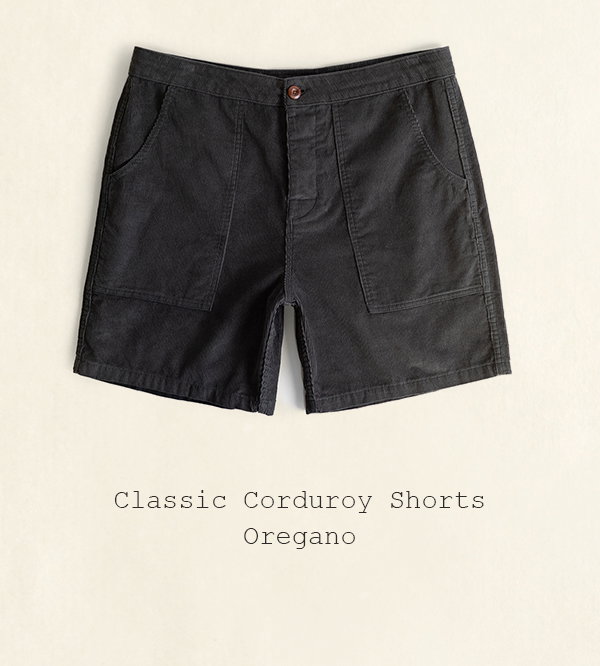 Classic Corduroy Shorts - Oregano