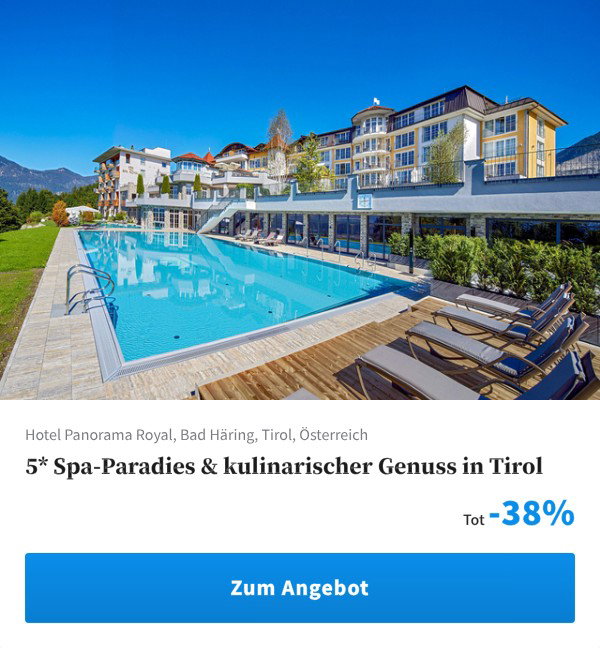 5* Spa-Paradies &amp; kulinarischer Genuss in Tirol