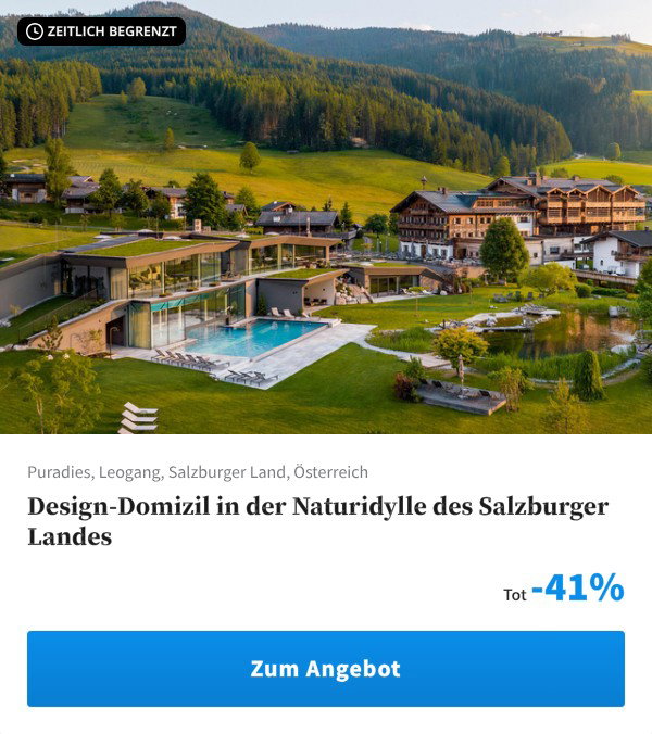 Design-Domizil in der Naturidylle des Salzburger Landes