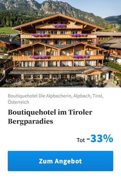 Boutiquehotel im Tiroler Bergparadies