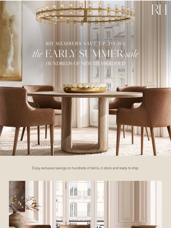 Save Up to 70% During the Early Summer Sale