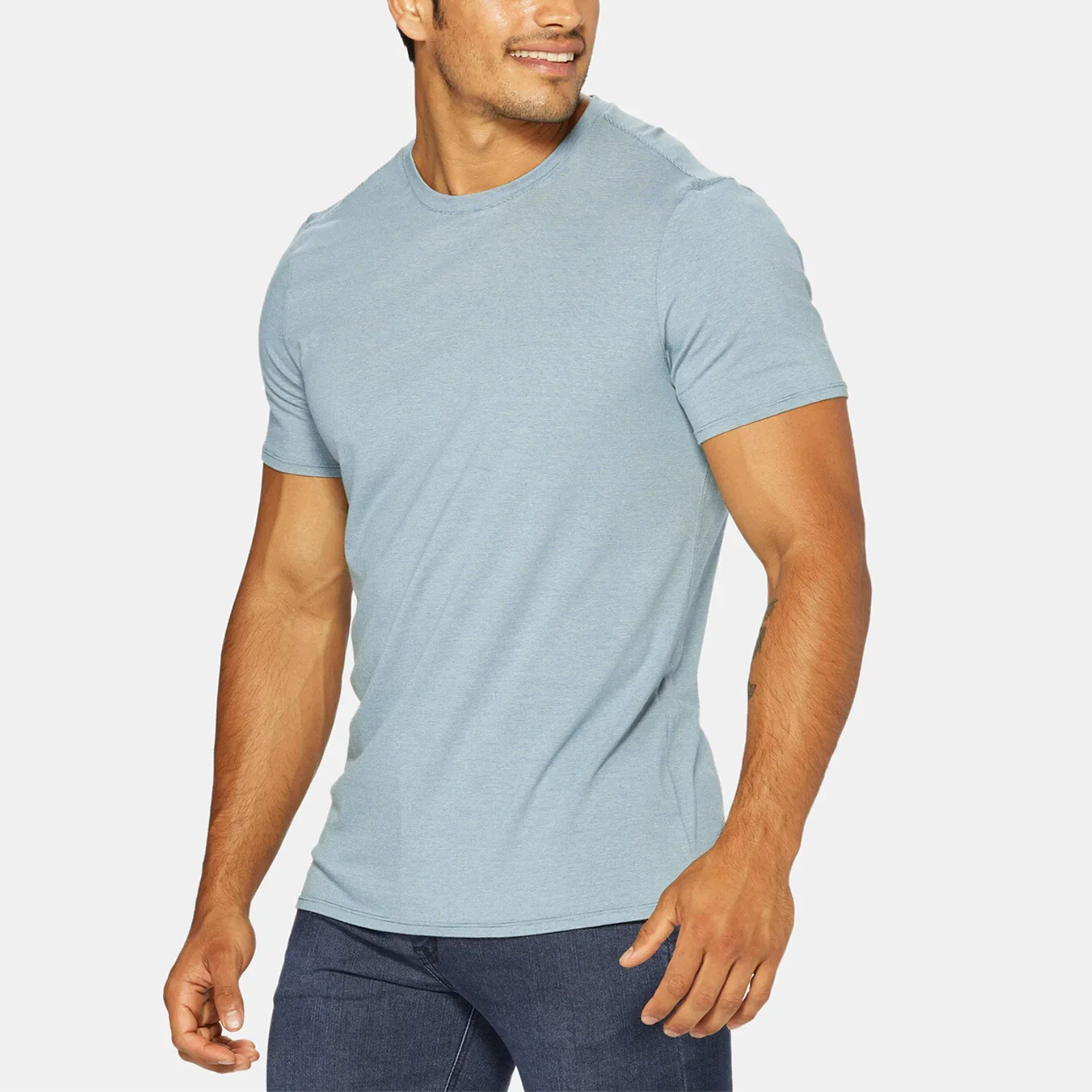 Image of Crew Tee [Sky Blue]