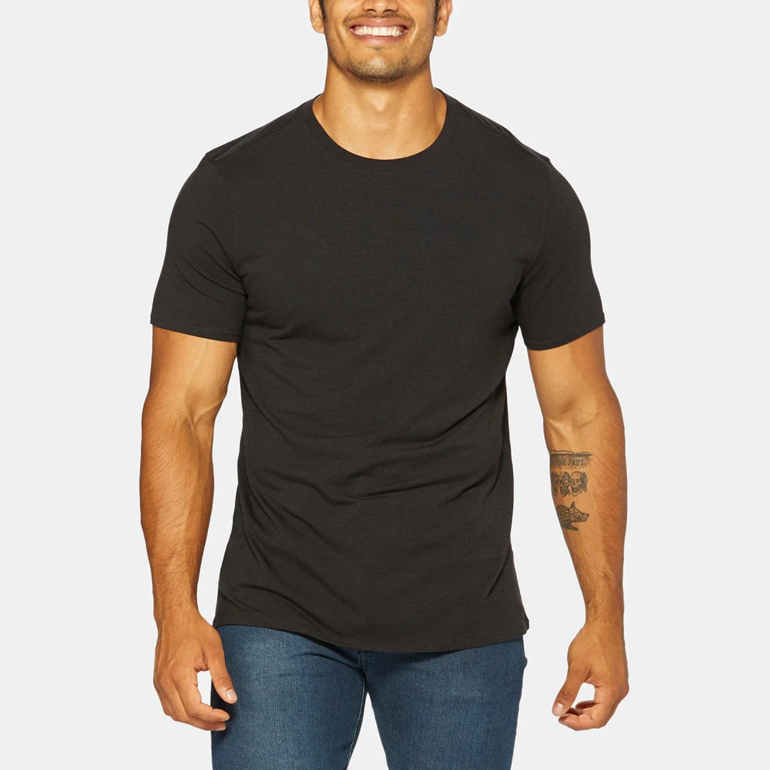 Image of Crew Tee [Black]