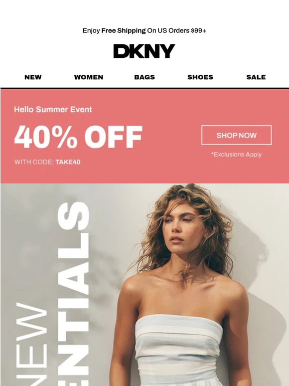 Summer’s Most-Loved Styles | 40% Off With Code: TAKE40