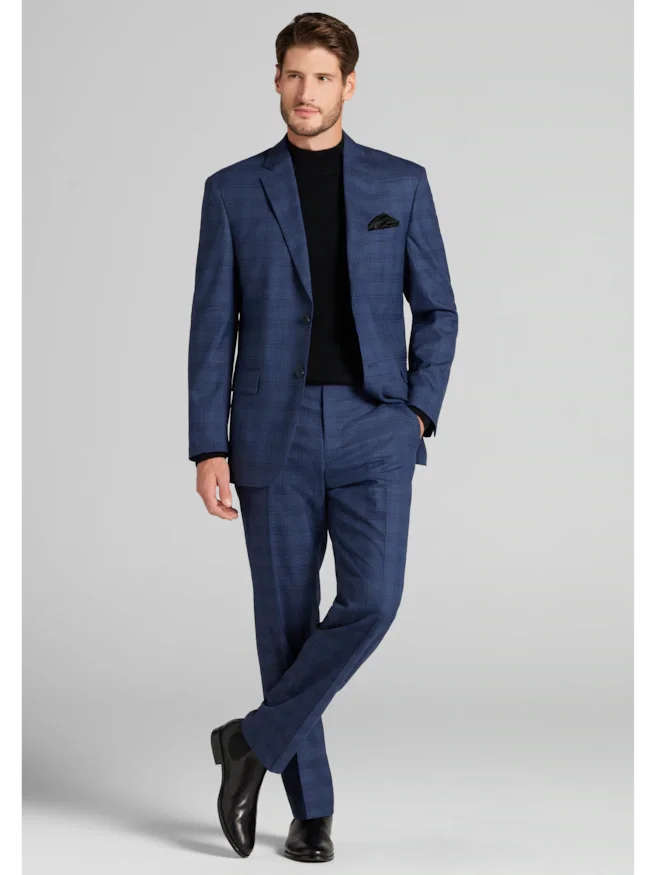 Traveler® COOL<i>MOTION</i> Tailored Fit Plaid Suit Separates Jacket