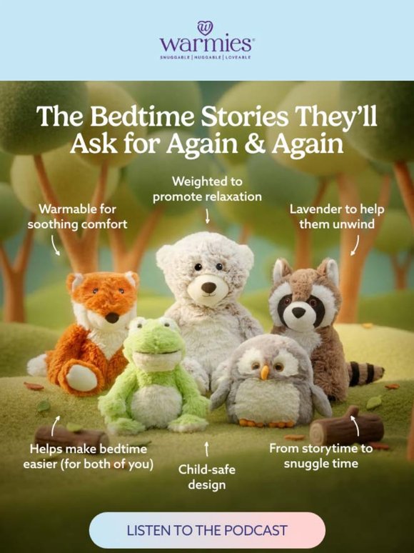 20% off their favorite bedtime buddy